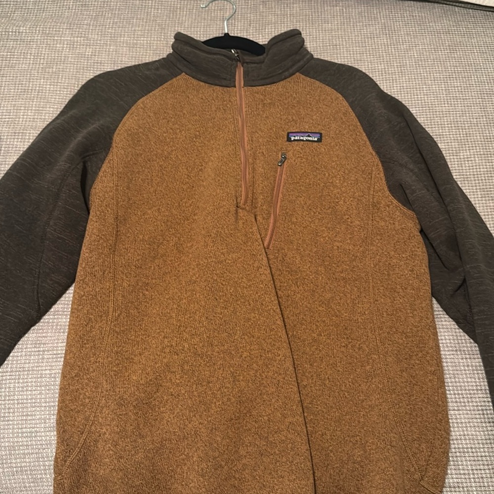Patagonia Brown Better Sweater® 1/4-Zip Fleece Size: Medium